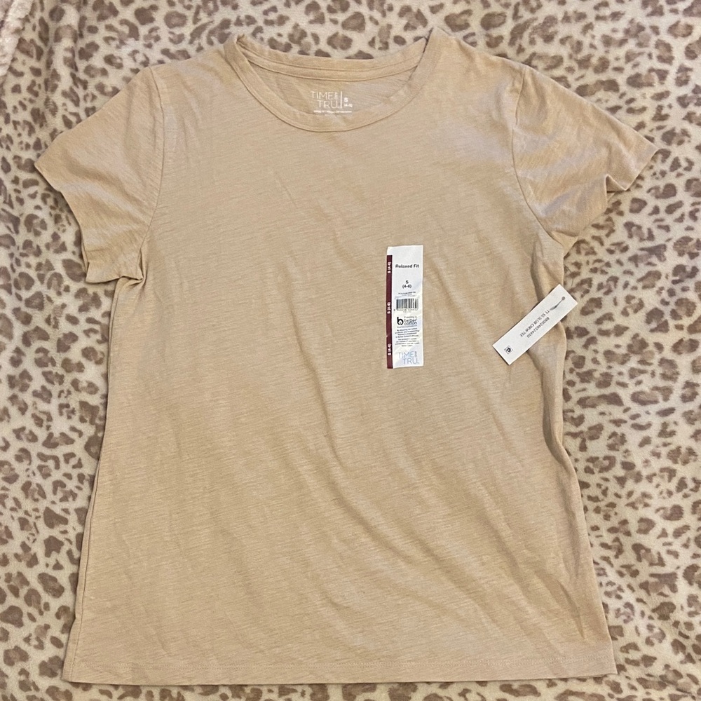 Universal Thread Beige Short Sleeve Tee